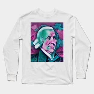 Adam Smith Portrait | Adam Smith Artwork 5 Long Sleeve T-Shirt